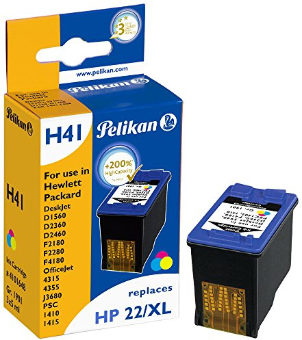 Pelikan H41 Druckerpatrone ersetzt Hewlett Packard HP22/XL C9352CE, 3 x 5 ml, tricolor