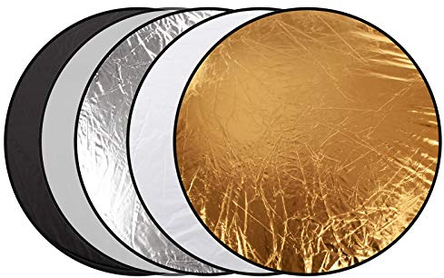 Rf110 43 110Cm 5-In-1 Light Multi Collapsible Portable Studio Light Flash Reflector Disc + Carrying Case