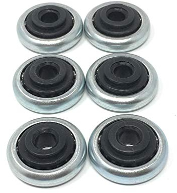 jkhandel 6 Stück Maxikugellager 40 mm mit Bund Innendurchmesser 10,0 mm