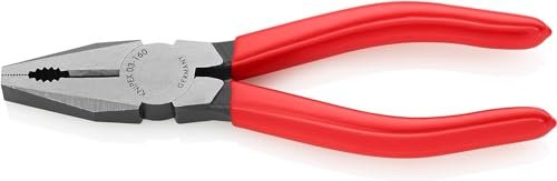 KNIPEX Combination Pliers with Plastic Coating 160 mm, 03 01 160