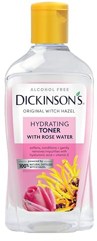Dickinson's Enhanced Witch Hazel Alcohol Free Hydrating Toner, 16 Fluid Ounce