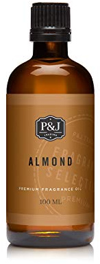 P&J Trading - Almond Scented Oil 100ml - Fragrance Oil for Candle Making, Soap Making, Diffuser Oils