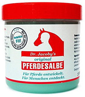Dr. Jacoby´s ursprungliga hästsalva 500 ml – Den hemliga tippen för snabb hjälp: led-obehag, ryggspänningar, trötta muskler och ömhet muskler