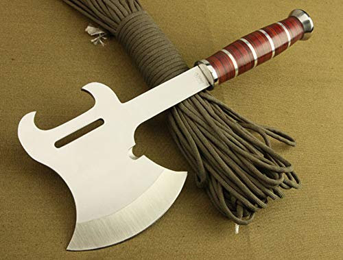 FARDEER KNIFEF703 Hacha Hacha para Picar Madera Equipo de Camping Hacha Pesca al Aire Libre Senderismo de montaña con Cubierta Protectora 31,5 cm