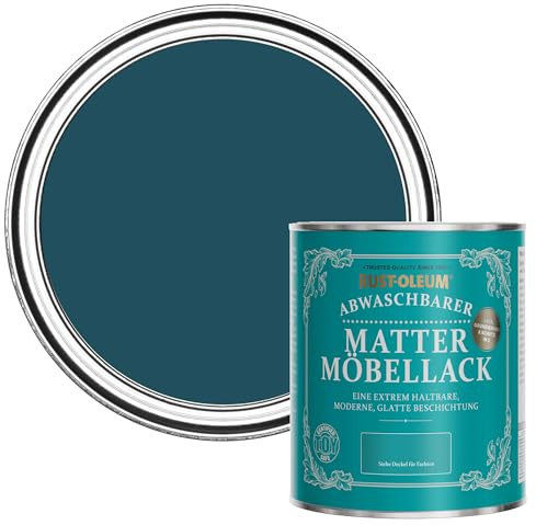Rust-Oleum Blue Furniture & Skirting Board Paint in Matt Finish - Commodore Blue 750ML