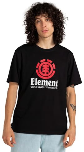 Element - Vertical Screen tee para Hombre - Faded Black - XL