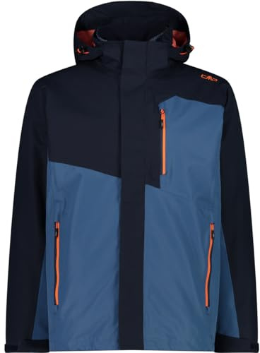 CMP - 3-in-1-Jacke für Herren, Schwarz Blau, 54