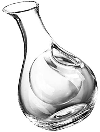 PRETYZOOM Carafe à Vin Japonaise Verre Avec Compartiment à Glace Pour Fêtes Et Célébrations Pichet à Saké Pour Service De Boissons