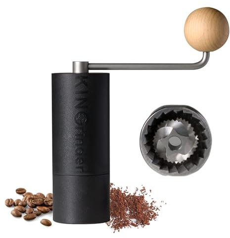 【Famous KOL Recommended】KINGrinder P0 Lightweight Manual Hand Coffee Grinder for Moka pot, French Press, Drip with Assembly Consistency Stainless Steel Conical Burr Mill, 20g Capacity