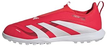 adidas Unisex niños Predator League Laceless Turf Football Boots Kids, Lucid Red/Cloud White/Core Black, 28 1/2 EU