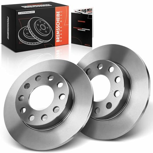 Frankberg Juego de discos de freno con 2 discos de freno traseros de 245 mm de diámetro, compatible con A4 8E2 A4 Avant 8E5 Exeo ST 3R5 A4 Avant 8ED A4 8EC Replace# 8E0615601B
