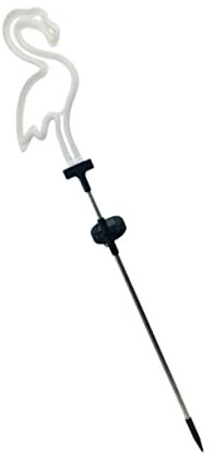 KONTONTY Lampe Solaire Flamant Rose Étanche Luminaire Extérieur Décoratif Pour Jardin Pelouse Patio