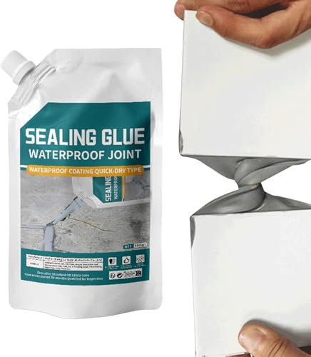 Umiocns Concrete Sealant,Postcrete,500ml Concrete Repair Patch, Levelling Floor Compound,Patio Slab Filler,Caulking Glue, Weather Resistant Leak Preventer For Bathroom Kitchen Window Sills