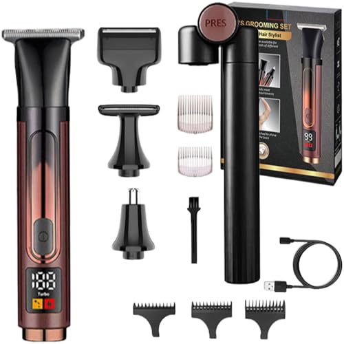 Electric Back Shaver for Men,4-in-1mens Back Shaver with Extendable Handle,Wet Dry Use,Cordless Electric Back Hair Remover,Pain-Free Body Hair Trimmer Men for Chest, Shoulders & Hard-to-Reach Areas