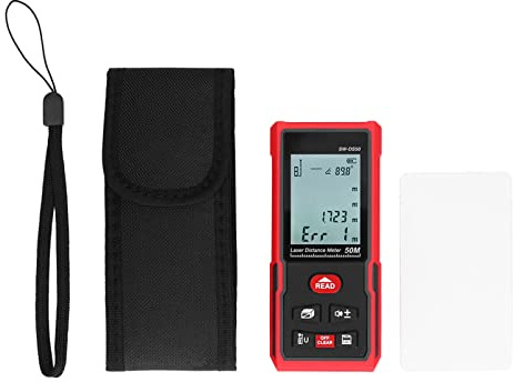 Misuratore di distanza di GearWell, dispositivo di misurazione a infrarossi, misuratore ad alta precisione, strumento di misurazione delle costruzioni, Finder della gamma,
