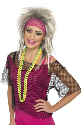 Smiffys Maglietta a rete, nera Halloween