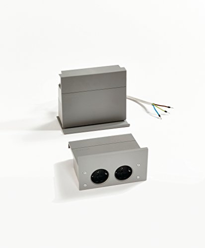 KESSEBÖHMER Linero MosaiQ eBoxx-Set LED/Relingsystem / Graphitschwarz (8045007)