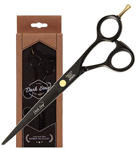 Dark Stag DSO Friseurschere, 17,8 cm, Schwarz / goldfarben