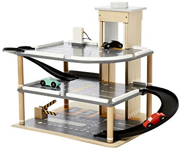 VERTBAUDET Garage en Bois 3 Niveaux Multicolore TU