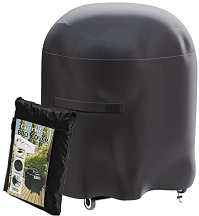 Gurkkst Funda protectora para barbacoa, impermeable, resistente a la intemperie, de alto rendimiento, 420D Oxford, para barbacoa, 90 x 77 cm