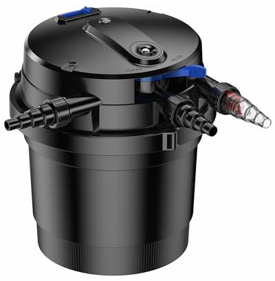 BluGarda BluPressure Smart Control 8.000 - Druckfilter für Teich mit 11W UV-c - Teichfilter mit Rückspülung