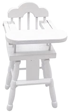 HEMOTON 1stk Hochstuhl Spielzeug Mini-hocker Aus Holz Babyspielzeug Mikro Puppenhaus Dekorativ Schreibtisch Und Stuhl Mini-Stuhl-Modell Barhocker Ornamente Tasche Kleinkind Birke Weiß