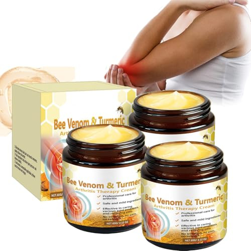 Crema per il Sollievo Delle Articolazioni, Crema Antidolorifica per Artrite, Cura Delicata, Nutre le Articolazioni e Lenisce i Dolori Articolari di Mani e Piedi. Crema da Massaggio (3)