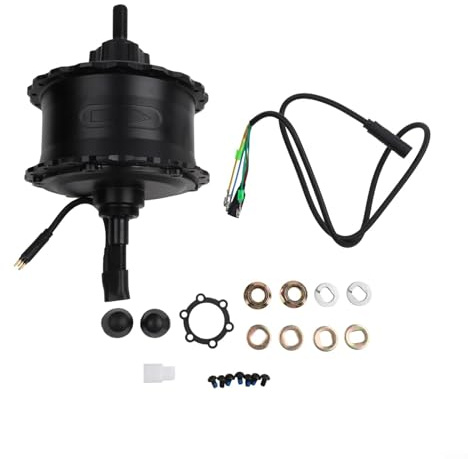 Motor de cubo de bicicleta eléctrica 48 V 750 W motor de transmisión trasera sin escobillas para bicicleta gorda de 16 a 29 pulgadas, tamaño de rueda, color negro