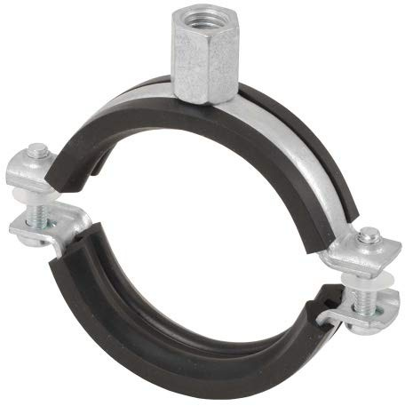 2 Stück - mittelschwere Schraubrohrschelle M8-M12 Größe 68-73 mm x M10/M12