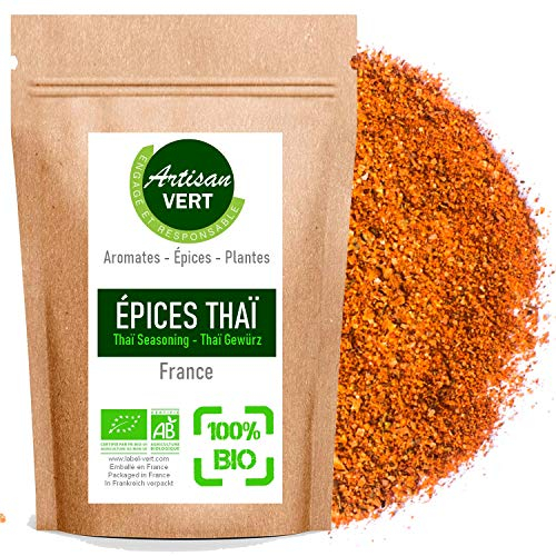 Mélange d'Épices Thaï – Saveurs Authentiques de la Cuisine Thaïlandaise 100g - L'Artisan du Vert