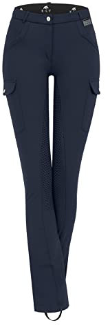 WALDHAUSEN ELT Reithose Micro Jodhpur Cargo Silikon, 38, blau