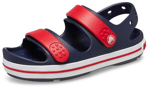 Crocs Unisex Kinder Crocband Cruiser Sandal K Sandalen, Navy/Varsity Red, 29/30 EU