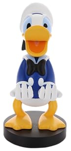 Cableguys Disney Figurine Gaming Donald Duck - Support pour Manette ou Smartphone - Câble USB Inclus - 20 cm