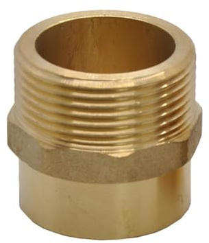 3/8 1/2 3/4 1 -4 BSP Male to Solder Cup Connector Brass End Feed Solder Plumbing Fitting for Air Conditioner(ID 22mm to 1I2 Inch)