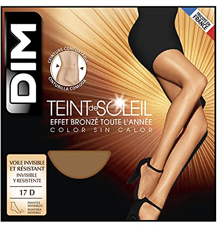Dim TEINT DE SOLEIL EFFET NATUREL Collants Femme NA Orange (Marron Terracotta) Large (Taille fabricant: 4) lot de