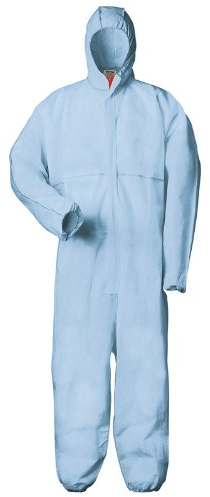 ATS Premium Schutzanzug SMS Overall Typ 5/6 Kat. 3 entspricht EU-Richtlinie Gr. XXXL (66/68) für Erwachsene in Industrie- und Gewerbeberufen, Unisex, Einfarbig, Schutzbekleidung, Schutzanzug