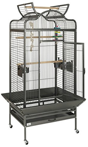 LIBERTA VOYAGER DARK EDITION LARGE CAGE FOR MEDIUM PARROTS AFRICAN GREY AMAZONS