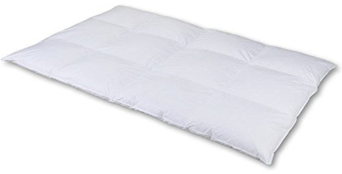 Piumone 10 cm Steg 3 X 4 Cassette 90% Piumino 10% Piume (halbweisse Deutsche) 135 X 200 1320 G crema
