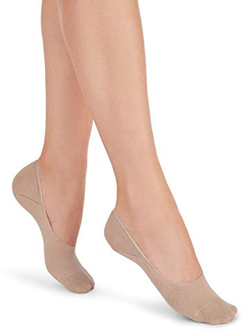 Golden Lady Mujer Salvapiede Cotton 6 Paia Calcetines de estar por casa Not Applicable, Beige (Naturale C01a), 35/38