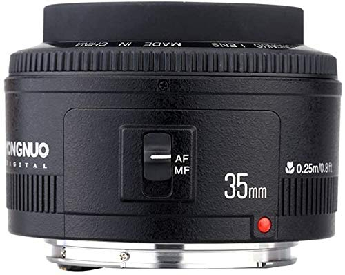 Obiettivo 35 mm F2 1:2 AF/MF grandangolare fisso/primo obiettivo con messa a fuoco automatica per fotocamera Canon EF Mount EOS