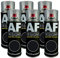 Alex Flittner Designs 6X Kunstharz Lackspray Schwarz Autolack Buntlack Spraydose Kunstharz9005 TIEFSCHWARZ seidenmatt