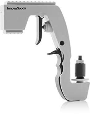 InnovaGoods- Pistolet à Champagne et à Bière, V0103577, Noir