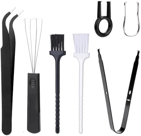 Landrain 7 Stücke Keycap Puller Remover Set, Switch Puller, Tastenkappen Entferner Werkzeug