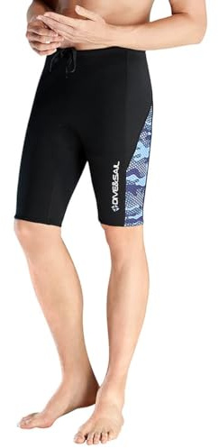 Men's Shorts,XXL,Pantalones y Chaleco de Neopreno 2 mm para Hombre y Mujer, Conjunto de Buceo y Surf con Protección UV y Aislamiento Térmico para Surf, Snorkel, Natación, Buceo y Kayak