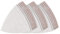BOSCH Dremel MM80P 18-Pack Oscillating Sandpaper, Includes 80, 120, and 240 Grit Triangle Sheets, Use for Sanding Paint, Varnish, Filling Compound, Silver