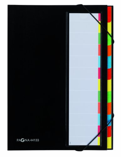 Pagna Deskorganizer Premium (Sammelmappe, 12 Fächer ) schwarz