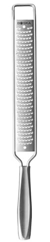 Boska Handreibe Zester Monaco+ / zusätzlichen Halt/Edelstahl/Silber / 320 x 35 x 10 mm