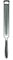 Boska Handreibe Zester Monaco+ / zusätzlichen Halt/Edelstahl/Silber / 320 x 35 x 10 mm