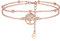 Lydreewam Tree of Life Bracelet for Women 925 Sterling Silver Double Layered Chain Bracelet with Gift Box Mother's Day Birthday Gift, Adjustable 17+4cm (Rose Gold)