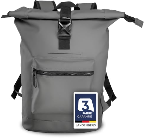 LANGENBERG Trenton 2.0 Rollup Rucksack (Grau)